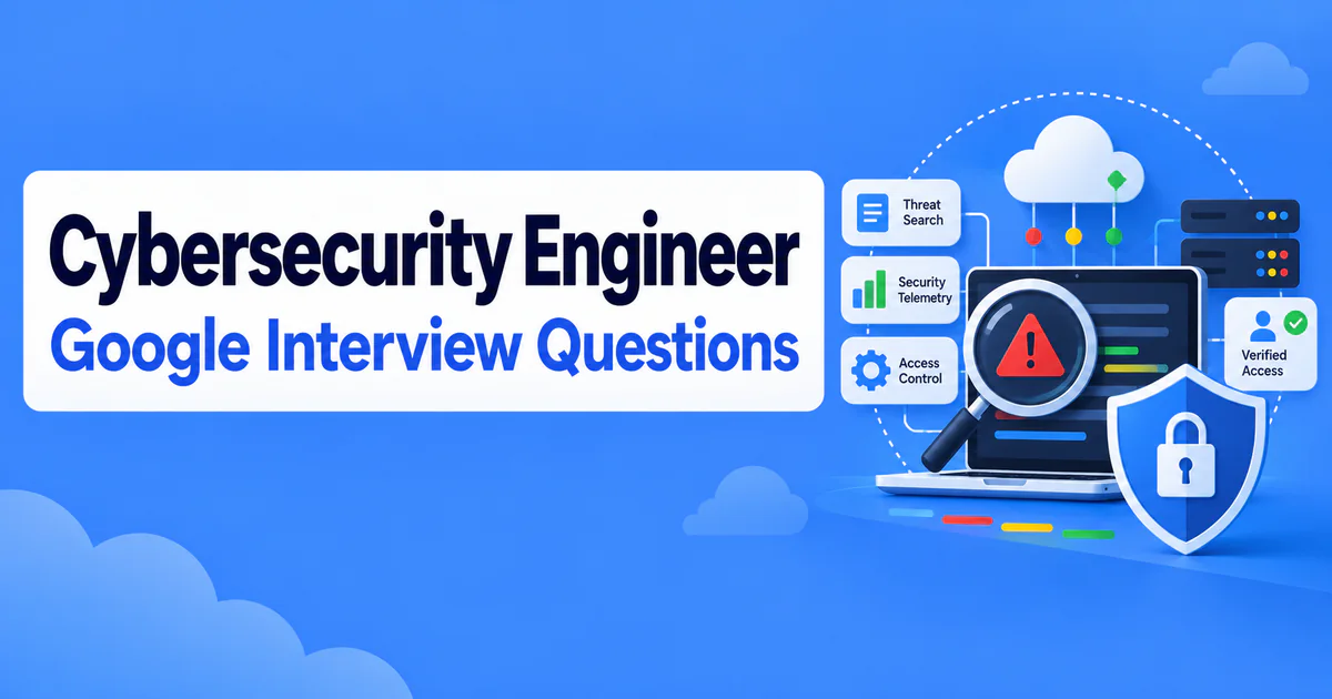 Google Cybersecurity Engineer interview questions