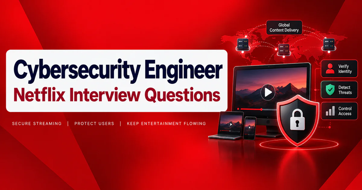 Netflix Cybersecurity Engineer interview questions