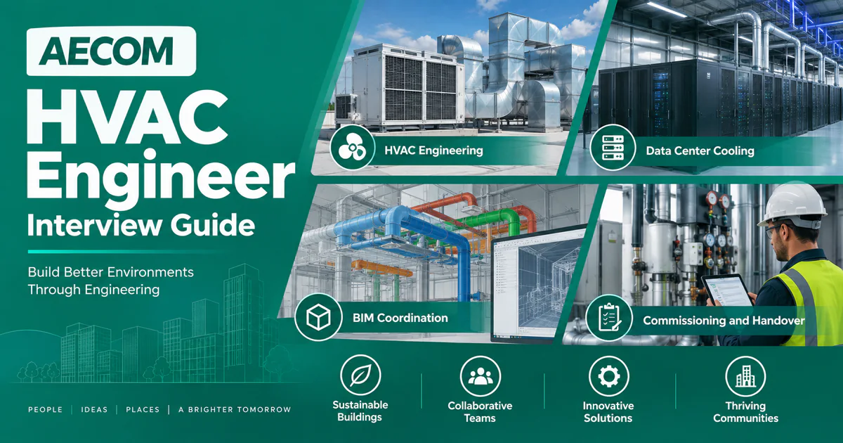 AECOM HVAC Engineer interview questions