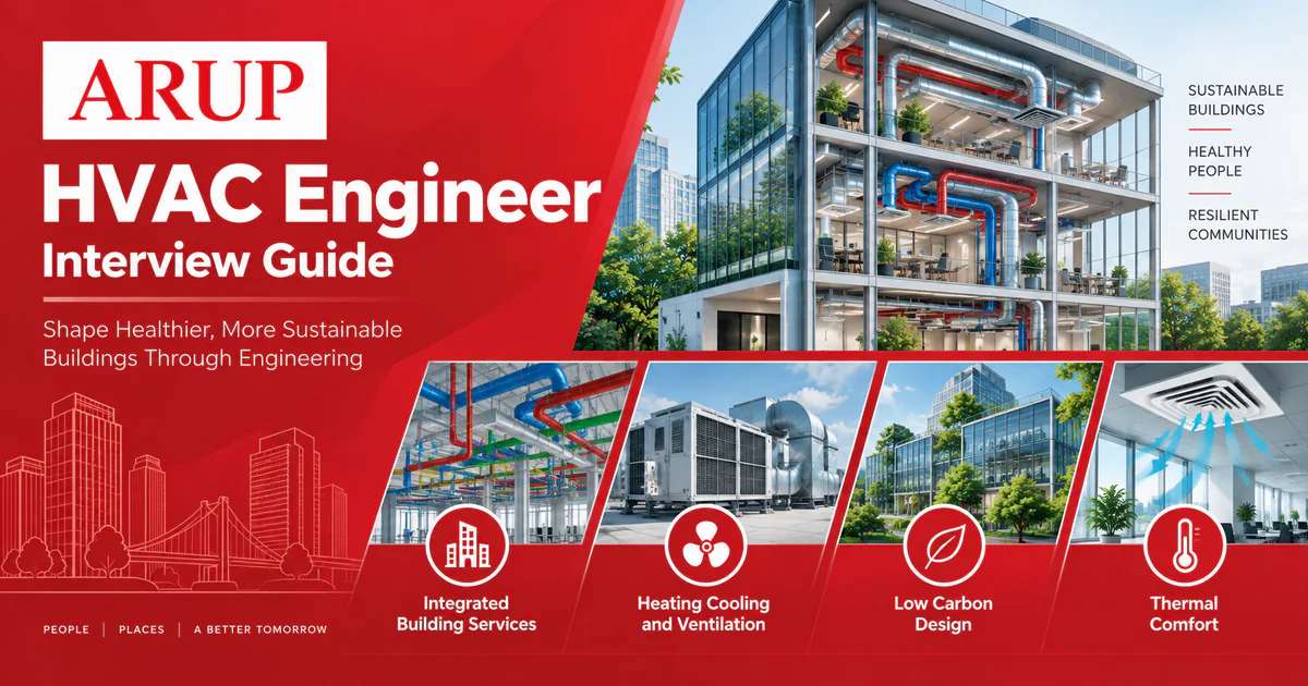 Arup HVAC Engineer interview questions