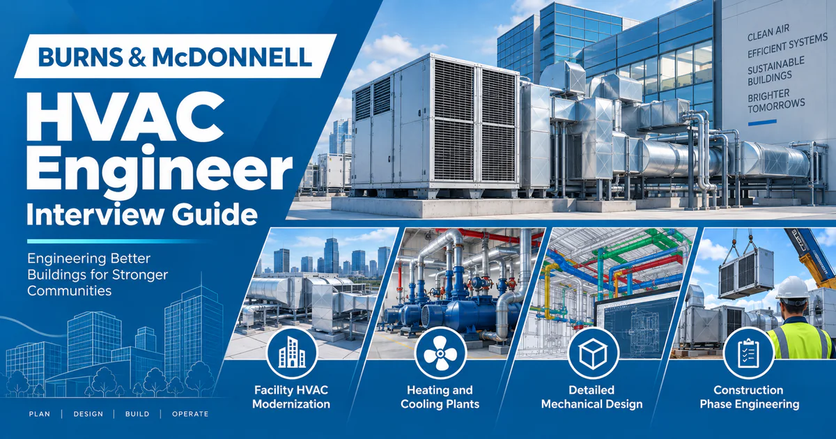 Burns & McDonnell HVAC Engineer interview questions
