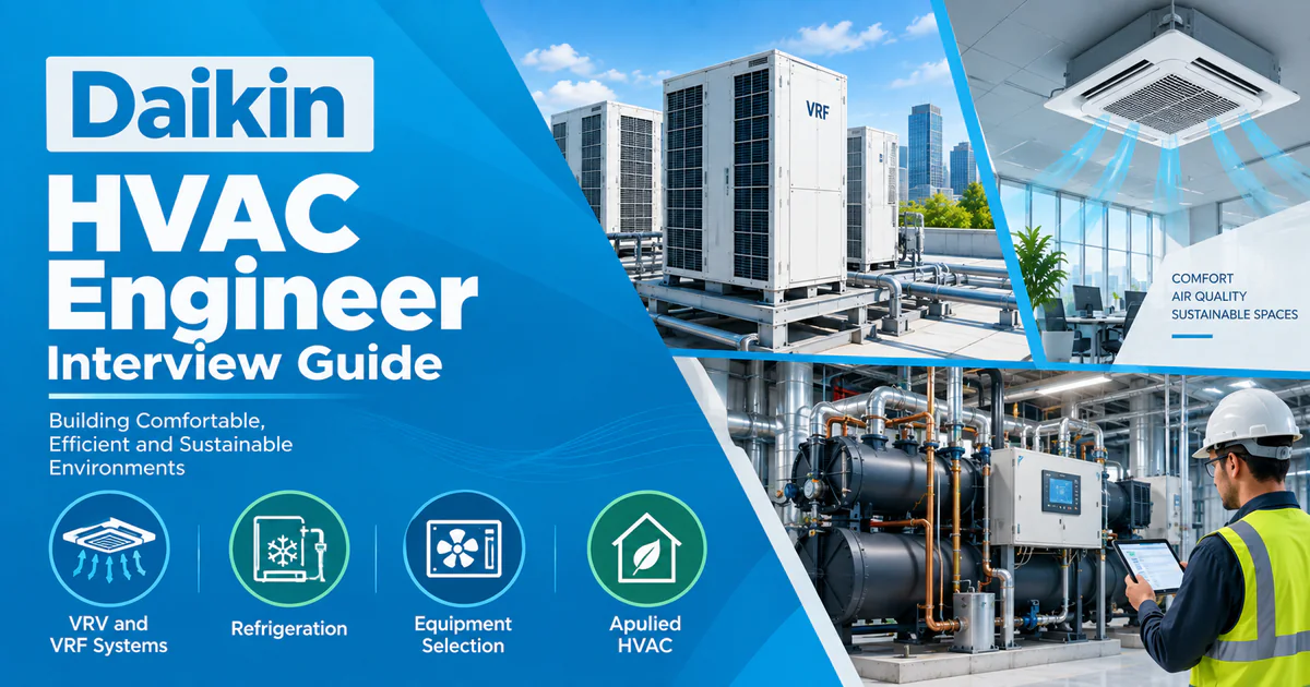 Daikin HVAC Engineer interview questions