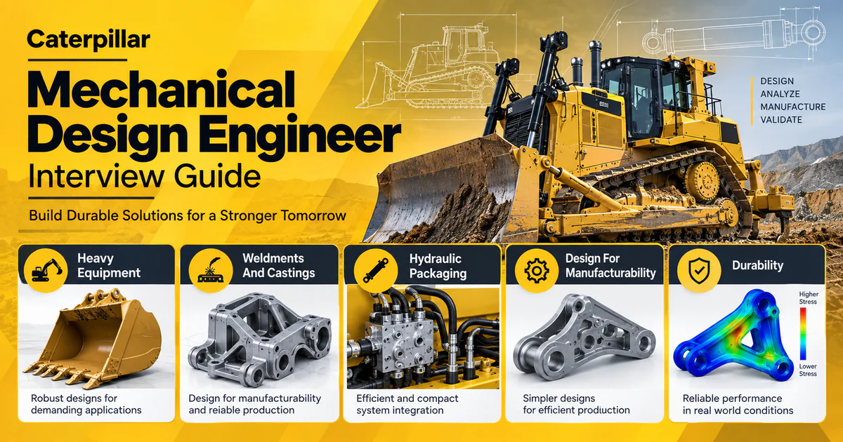 Caterpillar Mechanical Design Engineer interview questions