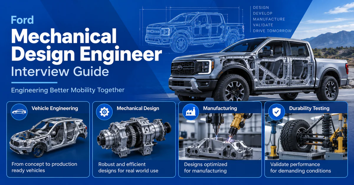 Ford Mechanical Design Engineer interview questions