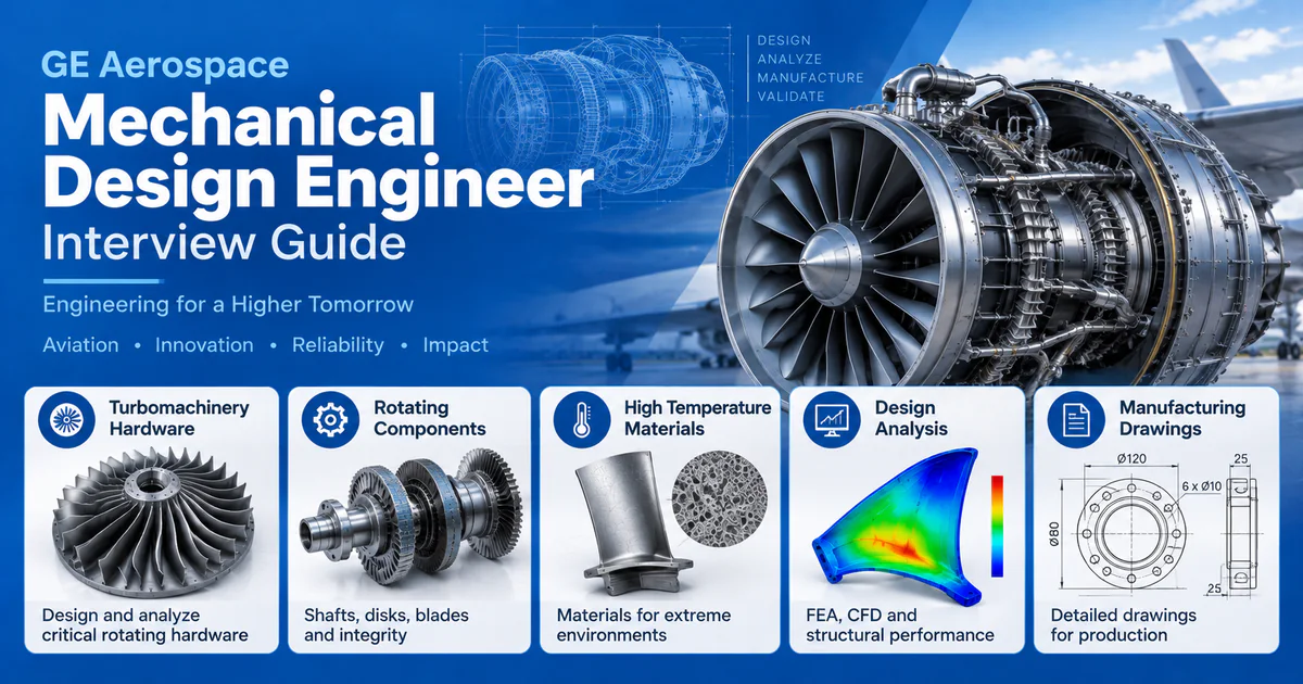 GE Aerospace Mechanical Design Engineer interview questions