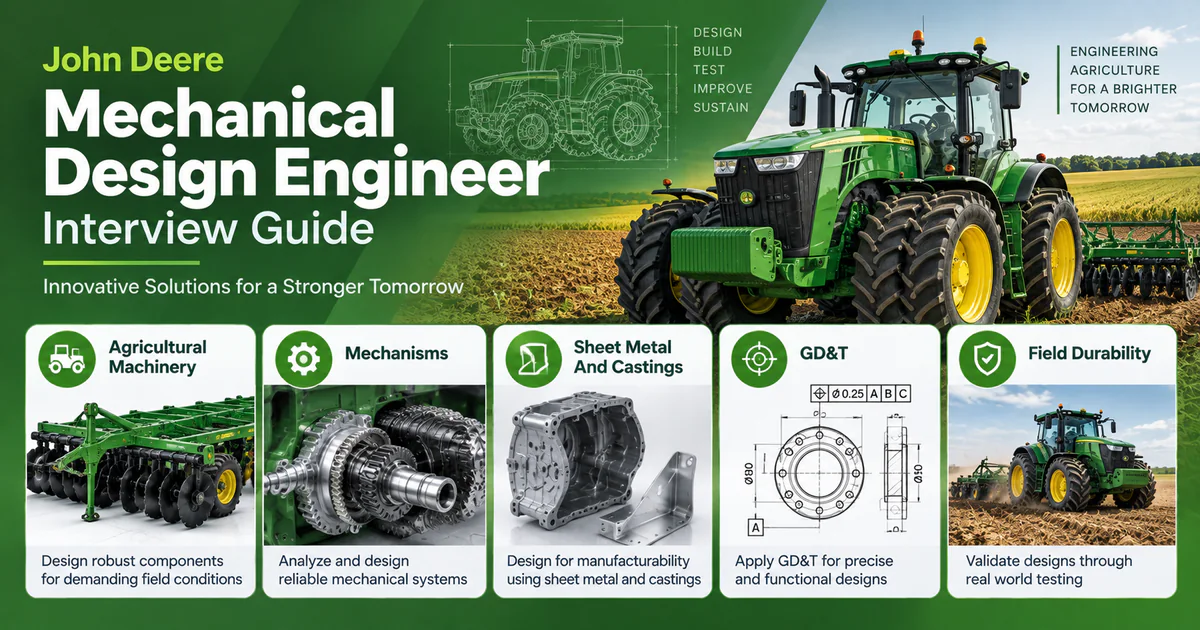 John Deere Mechanical Design Engineer interview questions