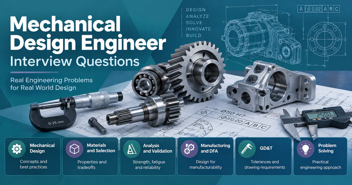 Mechanical Design Engineer interview questions guide