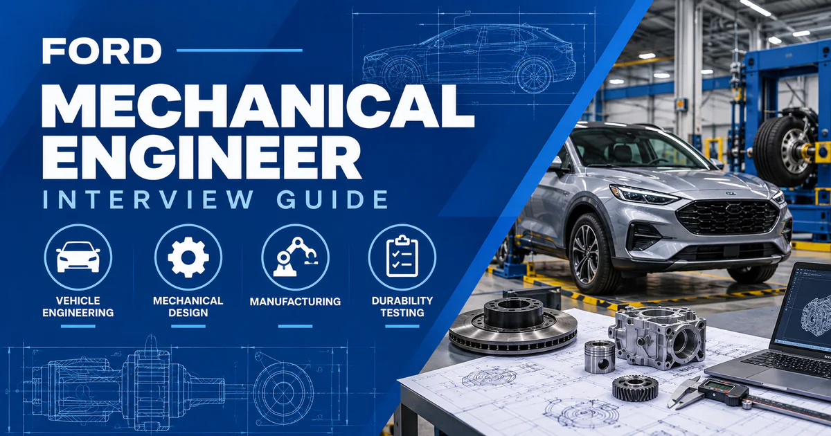 Ford Mechanical Engineer interview questions