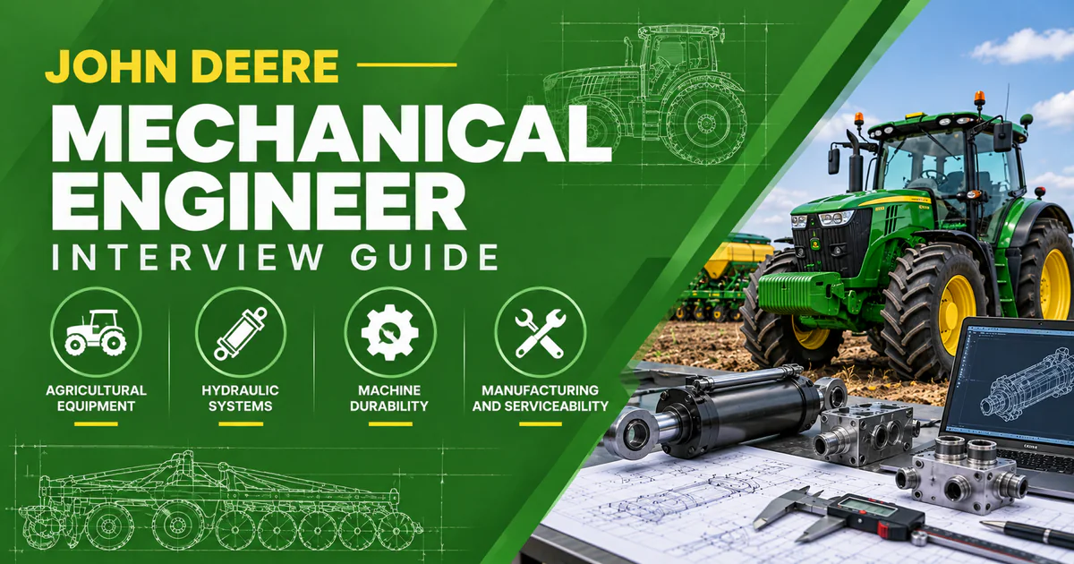 John Deere Mechanical Engineer interview questions