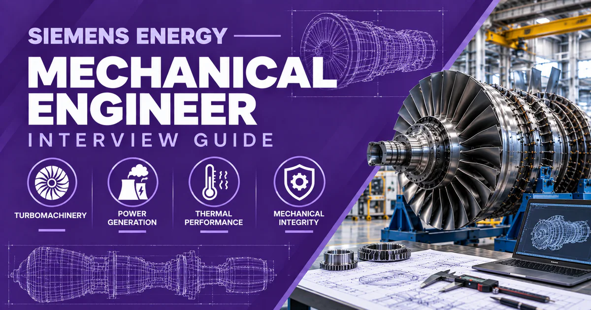 Siemens Energy Mechanical Engineer interview questions