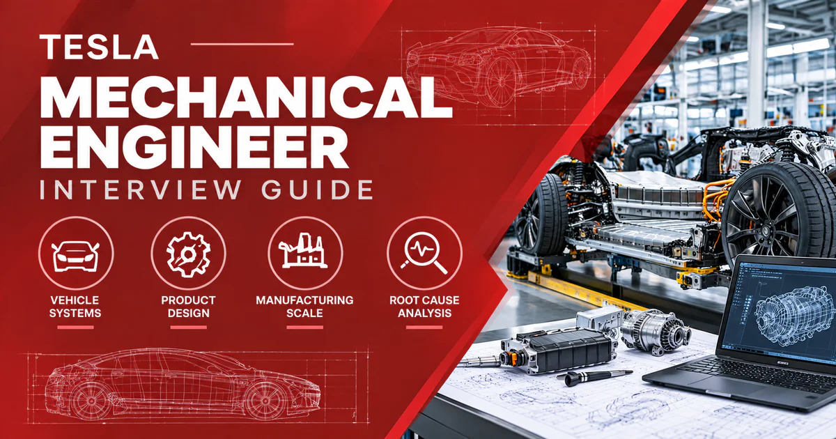 Tesla Mechanical Engineer interview questions