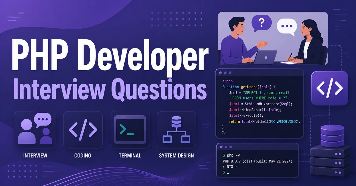 PHP Developer interview questions guide