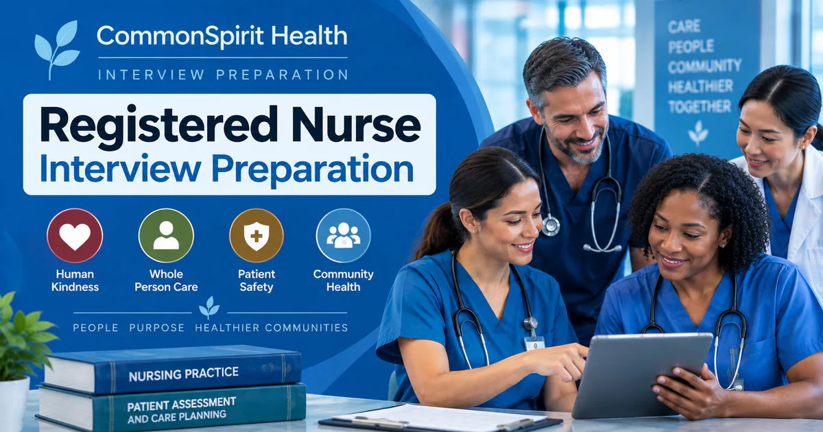 CommonSpirit Health Registered Nurse interview questions