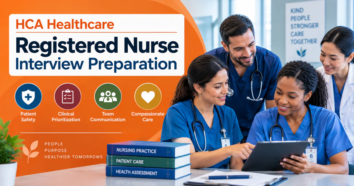 HCA Healthcare Registered Nurse interview questions
