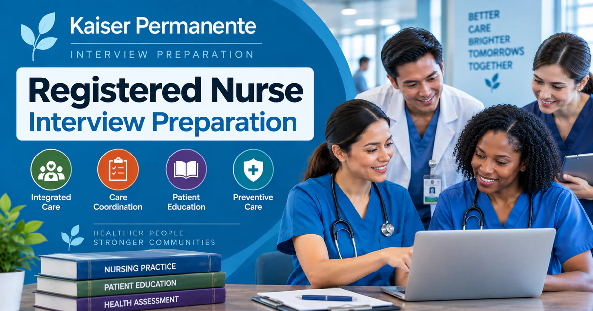 Kaiser Permanente Registered Nurse interview questions