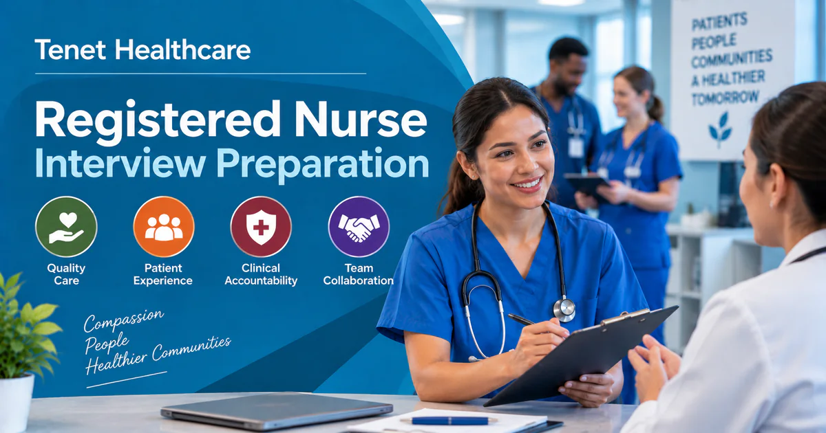 Tenet Healthcare Registered Nurse interview questions