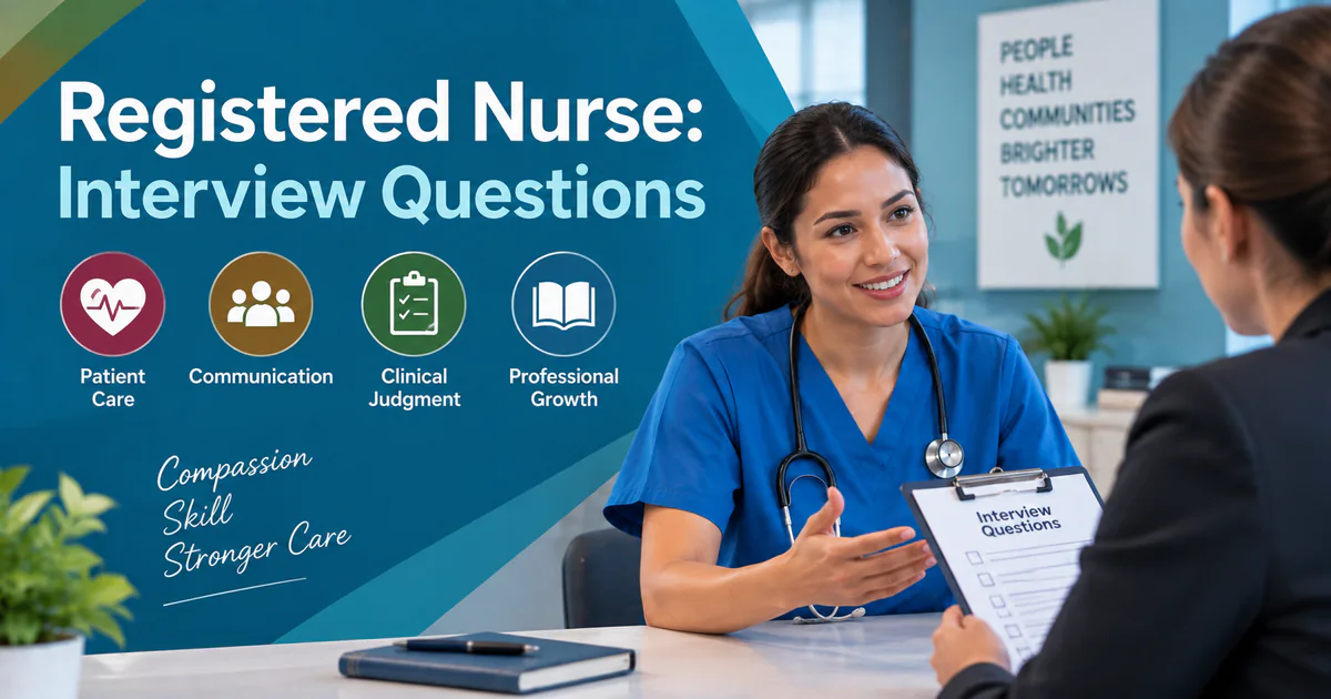 Registered Nurse interview questions guide
