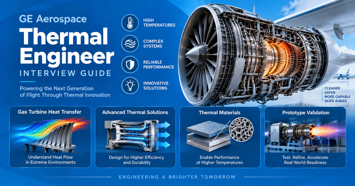 GE Aerospace Thermal Engineer interview questions