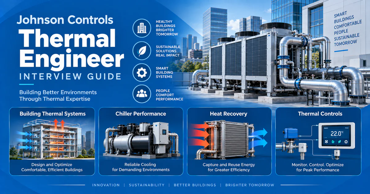 Johnson Controls Thermal Engineer interview questions