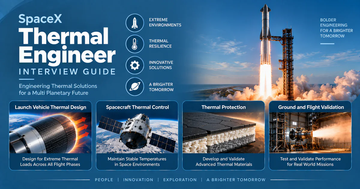 SpaceX Thermal Engineer interview questions