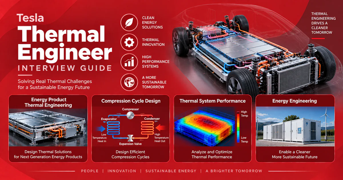 Tesla Thermal Engineer interview questions