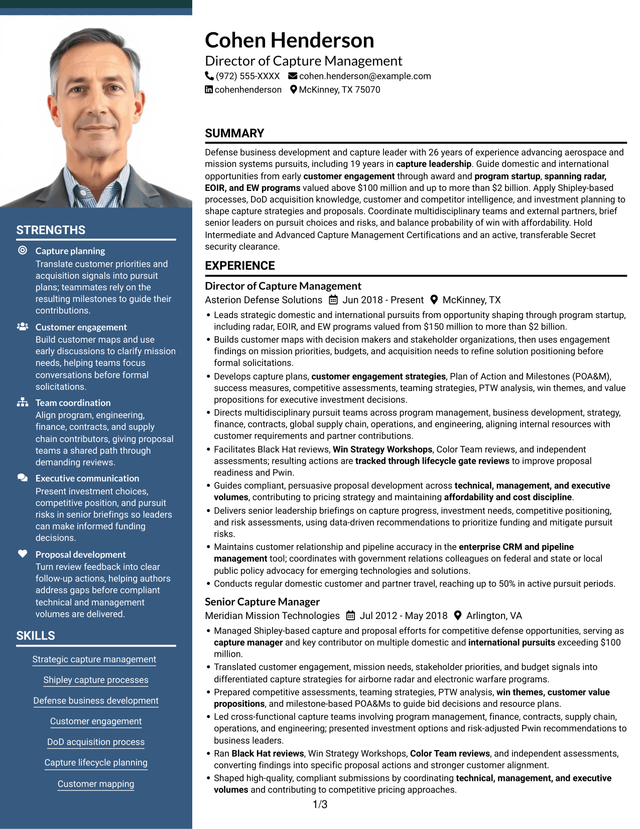 Resume example — page 1