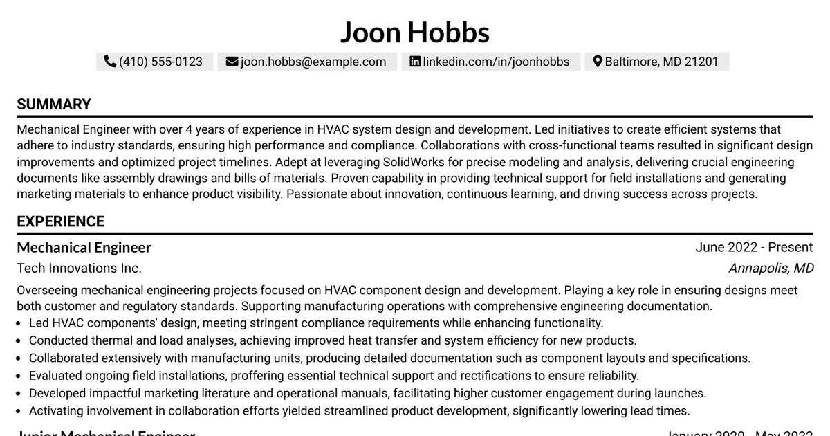 33 Design Manufacturing Engineer Resume Templates with Example 2026 (ATS-Optimized)