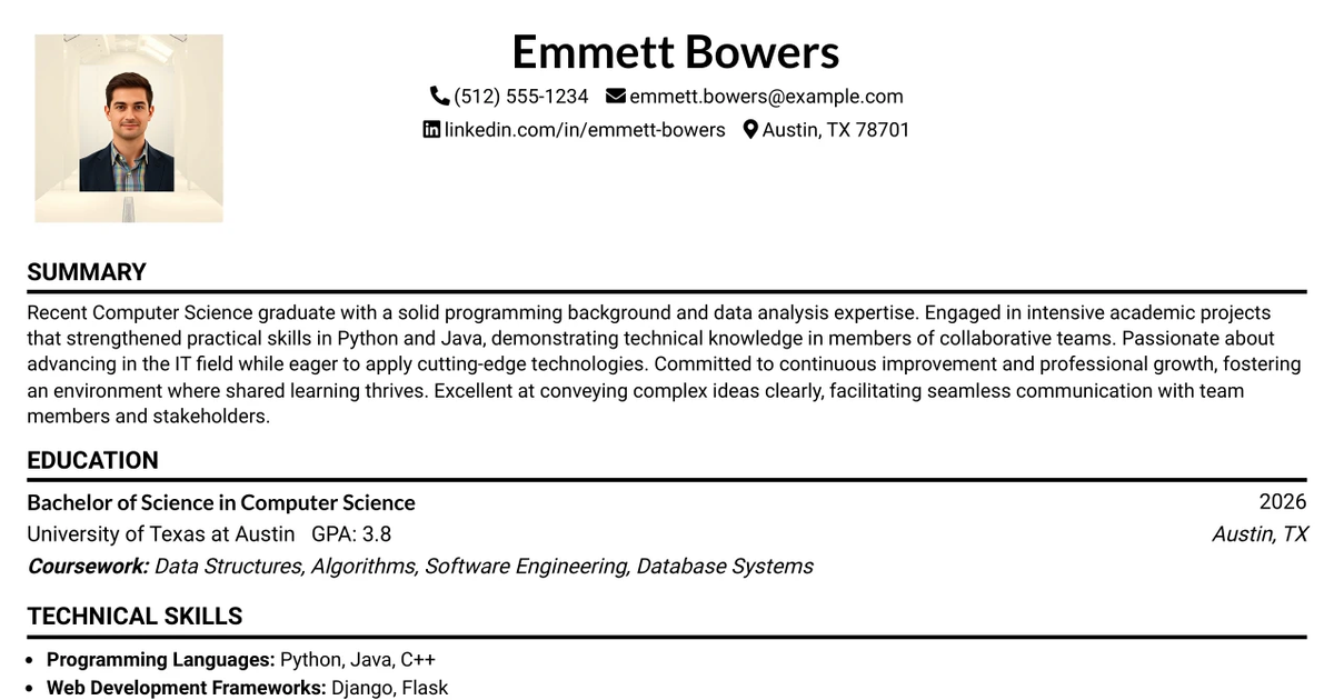 33 Entry-Level Software Programmer Resume Templates with Example 2026 (ATS-Optimized)