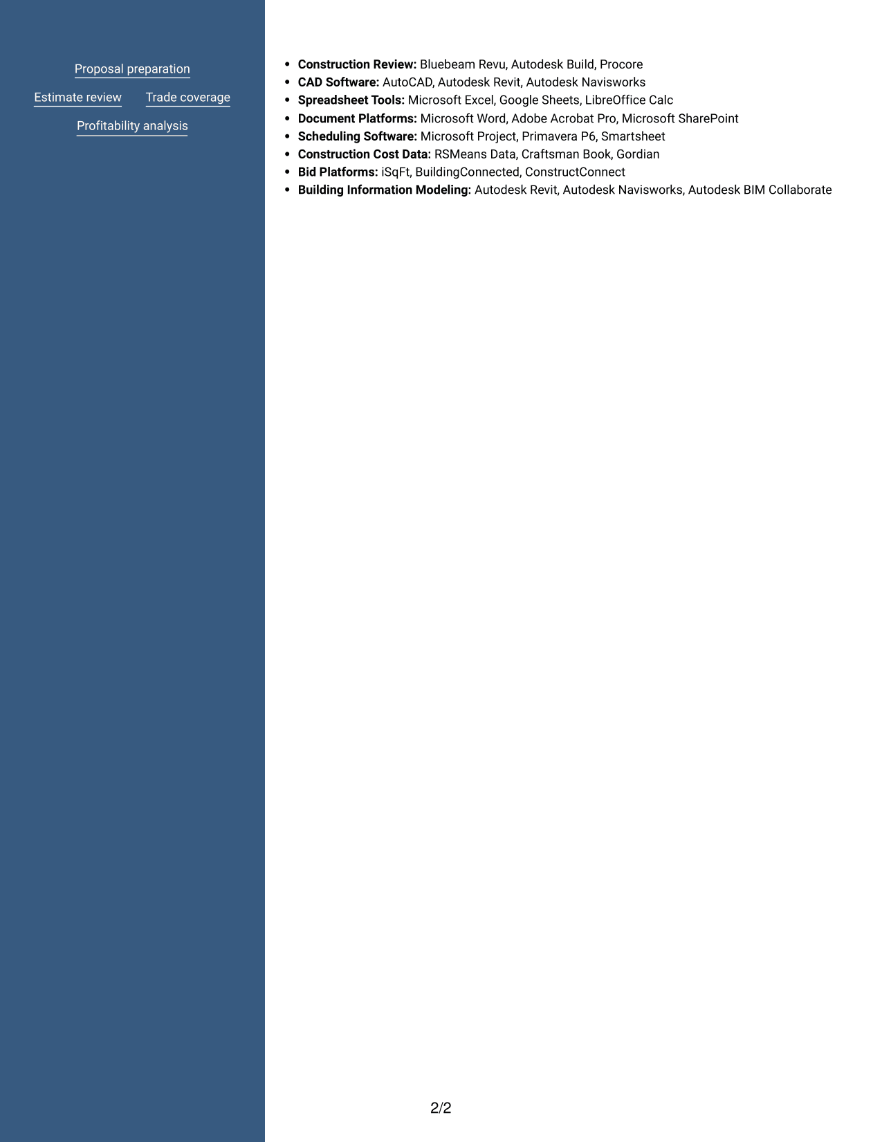 Resume example — page 2