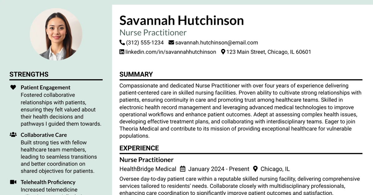33 Nurse Practitioner or Physician Assistant Resume Templates with Example 2026 (ATS-Optimized)