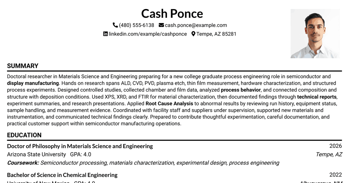 7 Process Engineer III Resume Templates with Example
