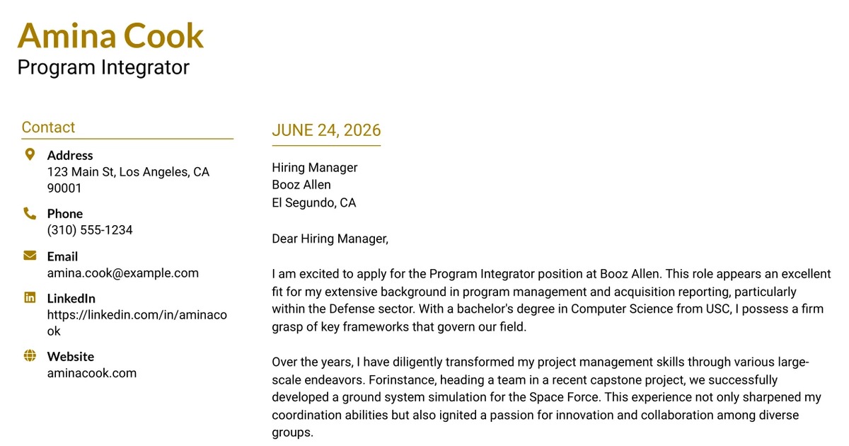 30+ Program Integrator Cover Letter Templates with Example 2026