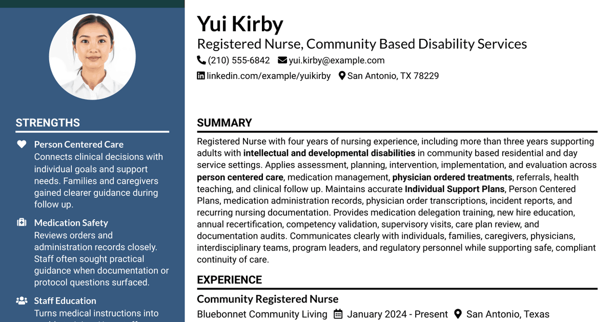 7 Registered Nurse (RN) Resume Templates with Example