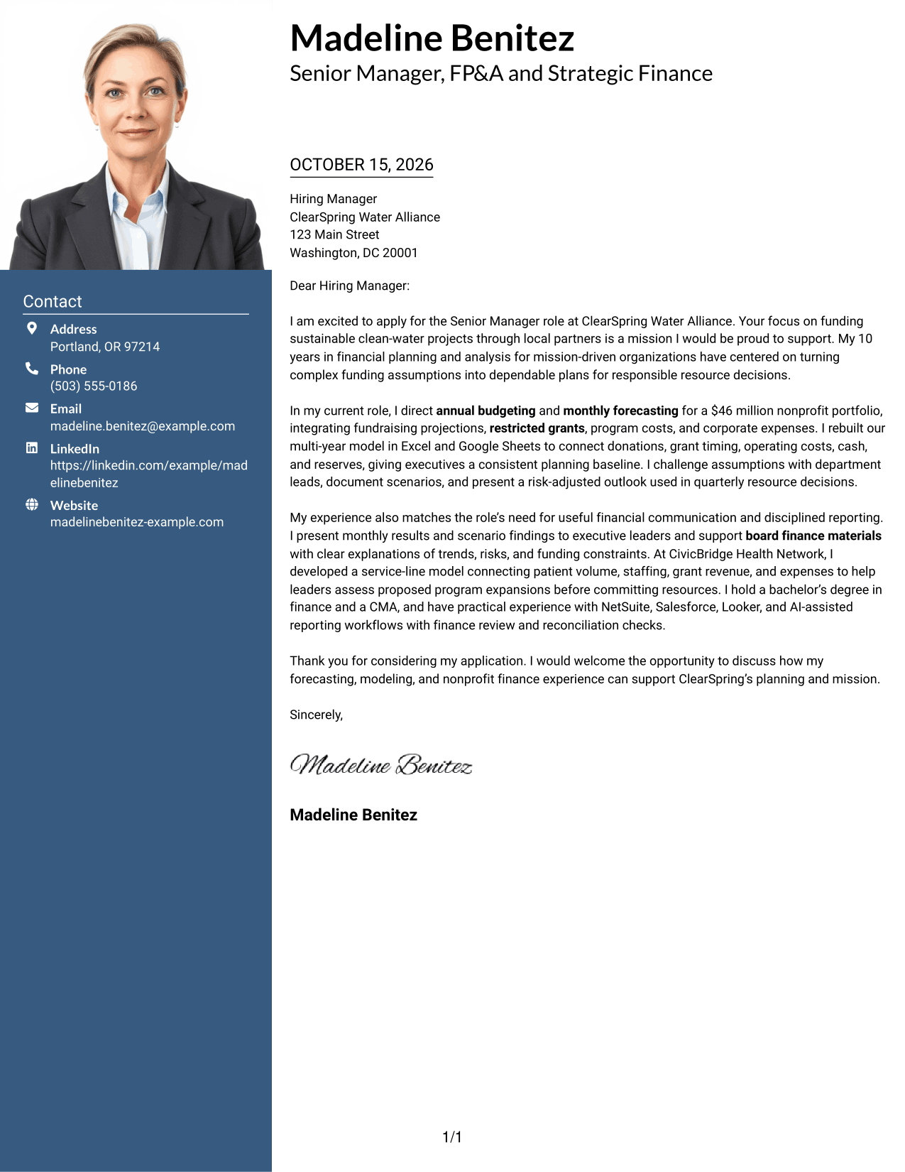 7 Senior Manager of Financial Planning & Analysis - Revenue Forecasting ...