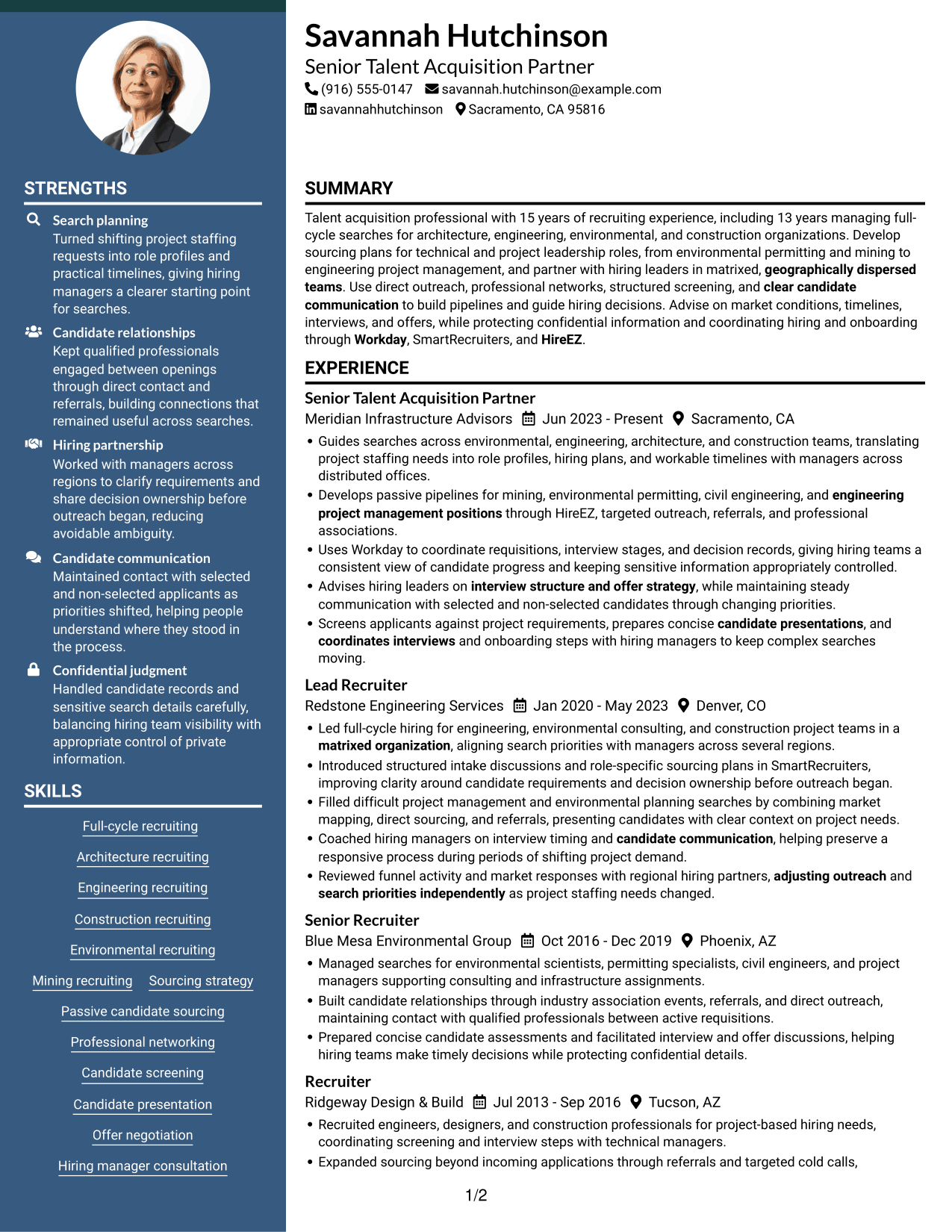 Resume example — page 1