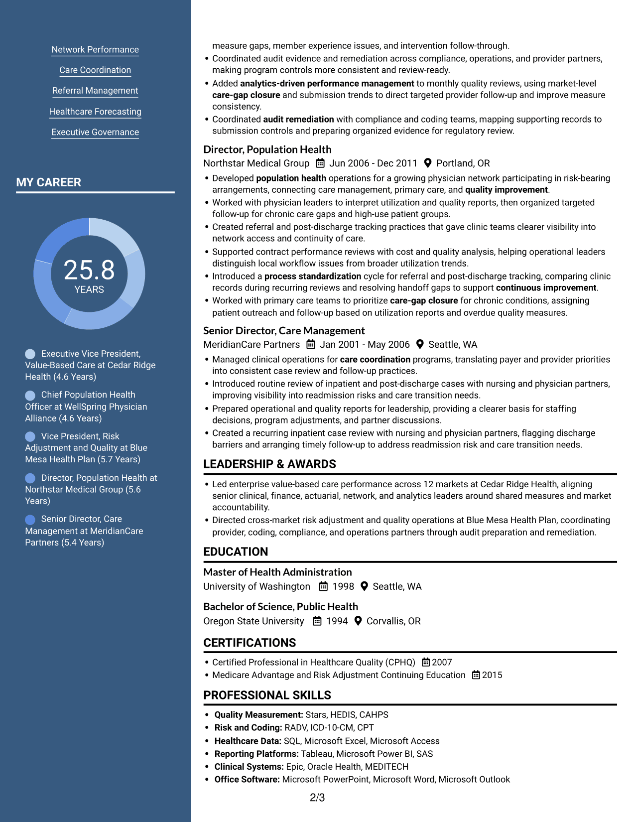 Resume example — page 2