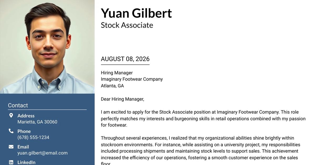 30+ Stock Associate Cover Letter Templates with Example 2026